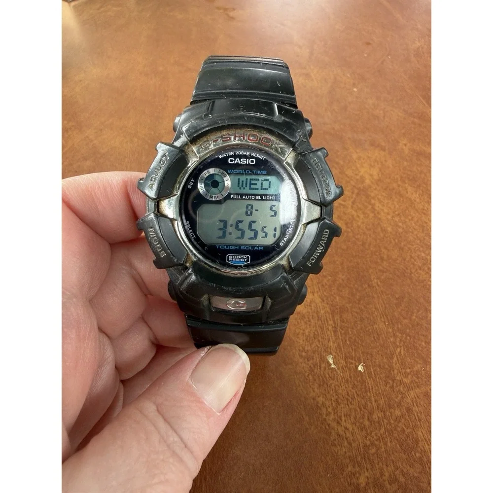 Casio 3192 G-Shock G-2310R Men's Watch Tough Solar Black Resin Digital